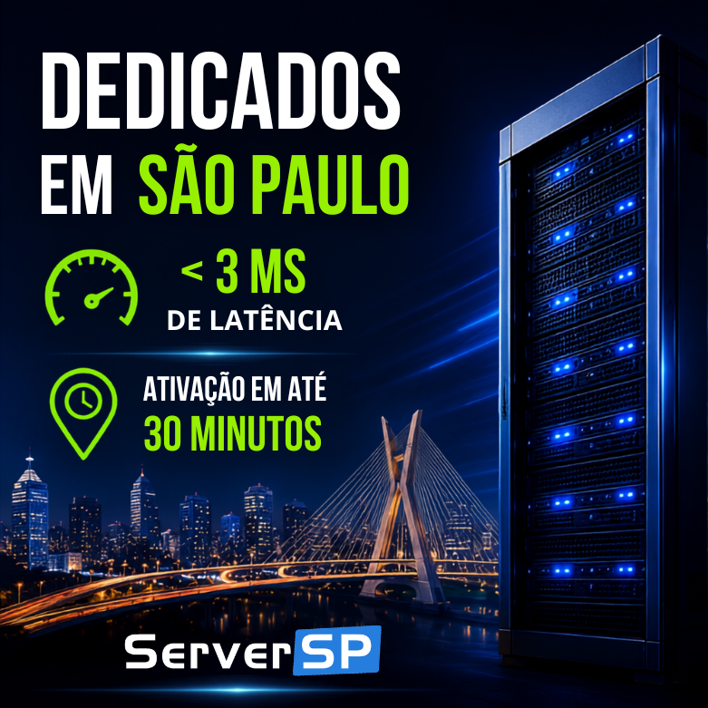 Servidores Dedicados em São Paulo e Miami com 50% off no primeiro mês
